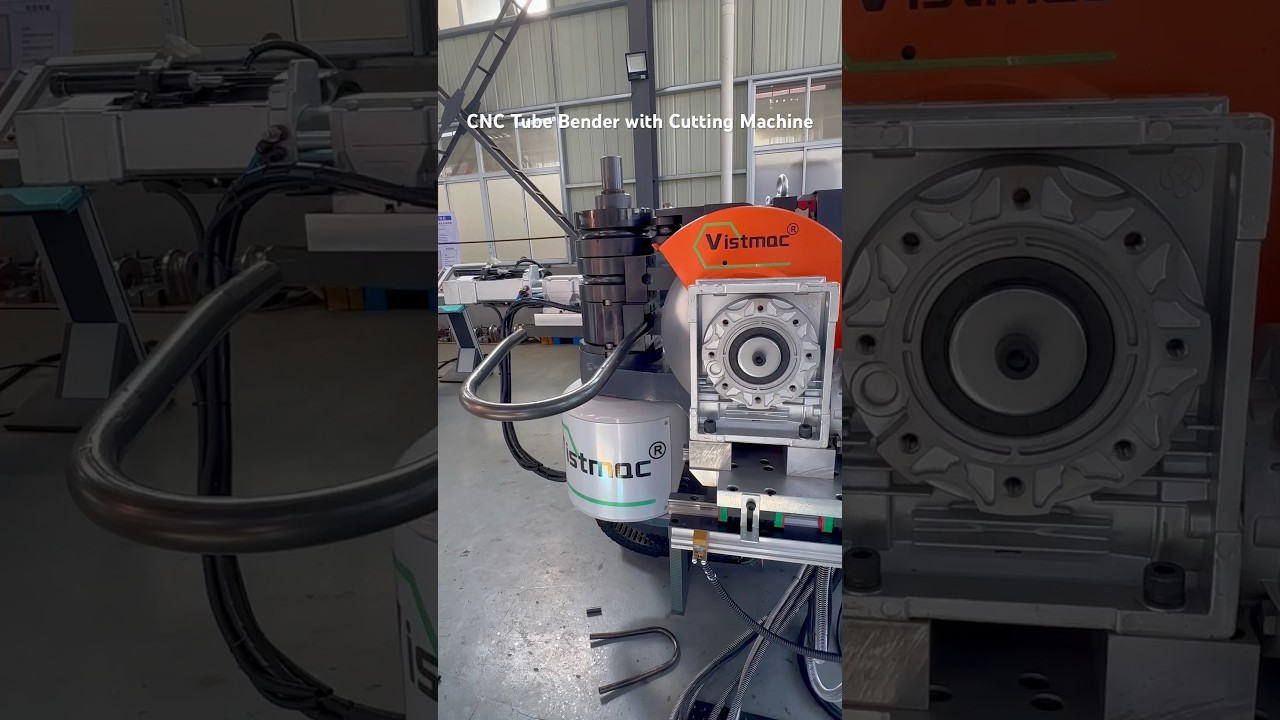 2 Inch 6 Axis CNC Pipe Bender Machine with Cutting System