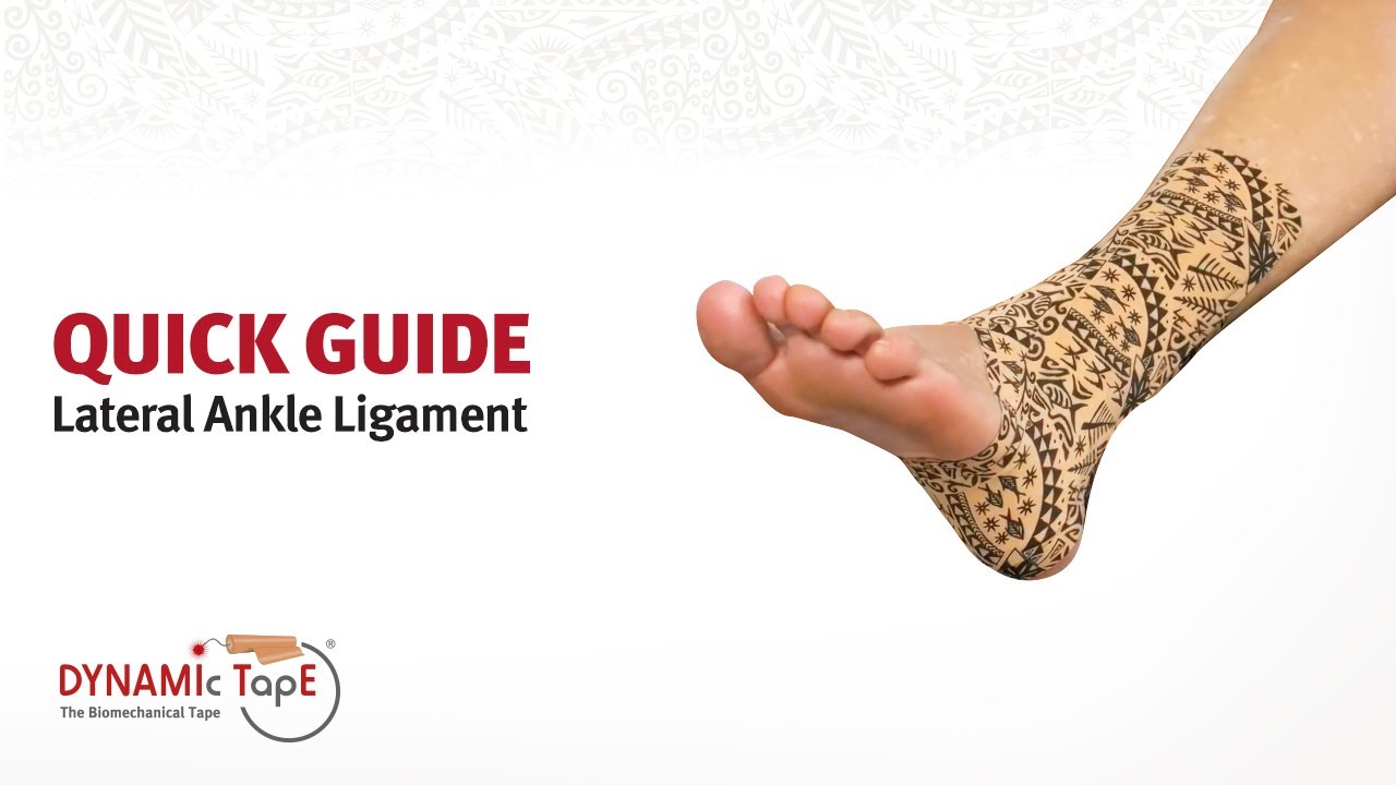 Quick Guide - Ankle Sprain Taping for Late-Stage Rehab, Return to Sport or mild sprains