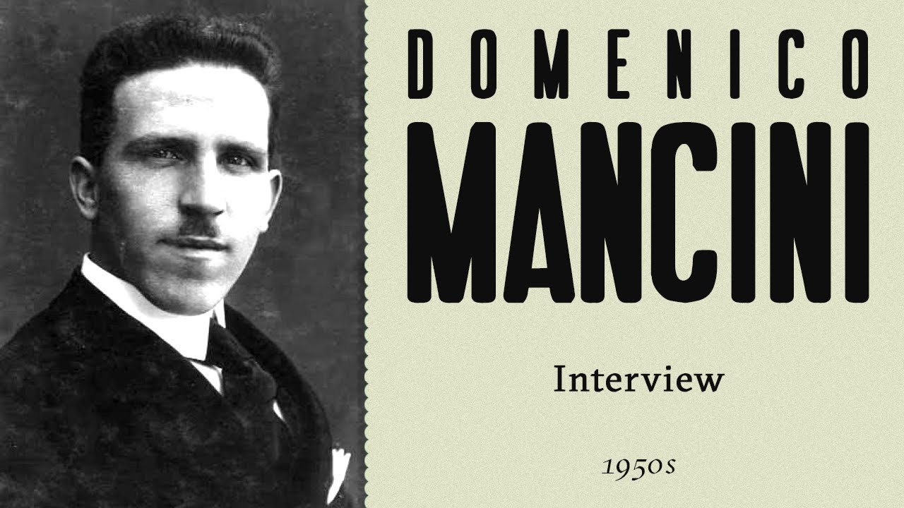 Interview with Domenico Mancini, falsettist student of last castrato Alessandro Moreschi - 1950s