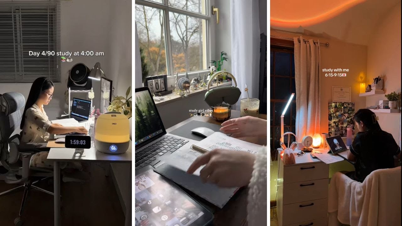 Учись со мной — подборка мотивационных видео из TikTok, посвященных учебе, часть 19.