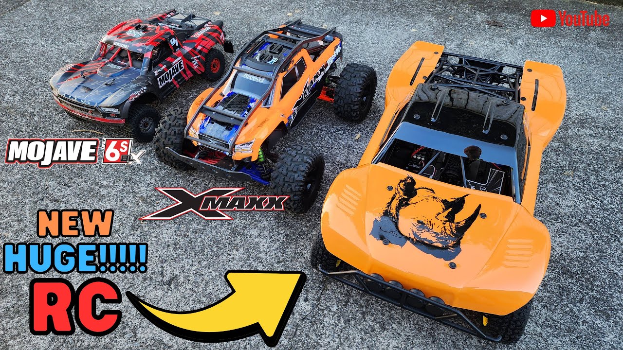 New 8s Brushless RTR - 1/5 Brushless 8s Short Course Truck RC - Unboxing & Size Comparison