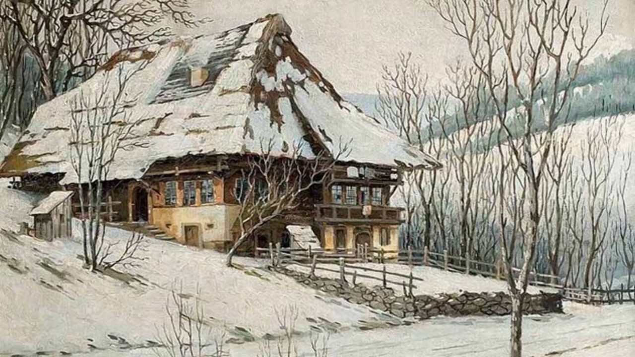 Snow painting_Karl Hauptmann (HD1080p)