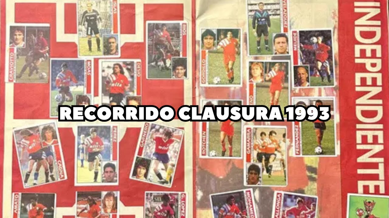 MANDIYU 1-1 INDEPENDIENTE Clausura 1993 Recorrido por toda la fecha 8