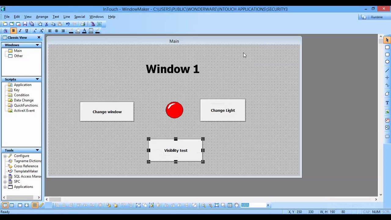 InTouch SCADA : InTouch Security AccessLevel tutorial for beginner part 3