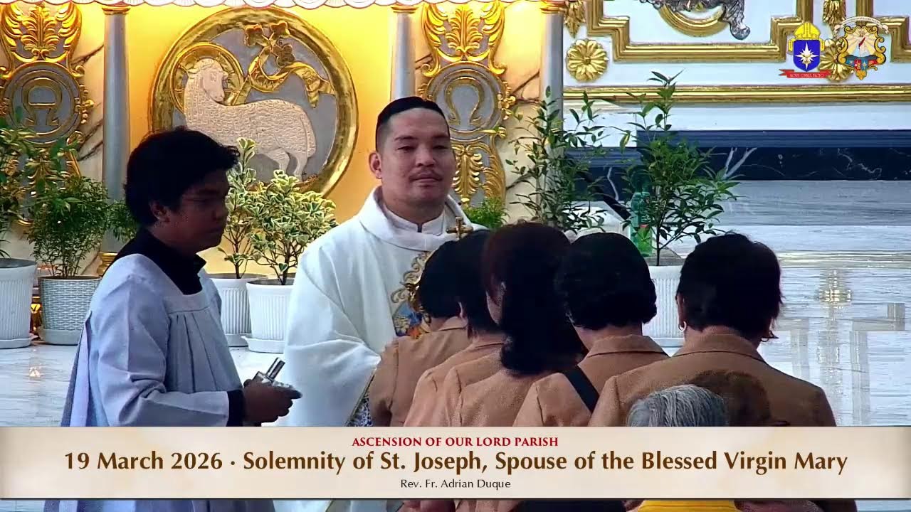 Ascension Online Mass | 19 March 2026 | Solemnity of St. Joseph | 6:00 AM