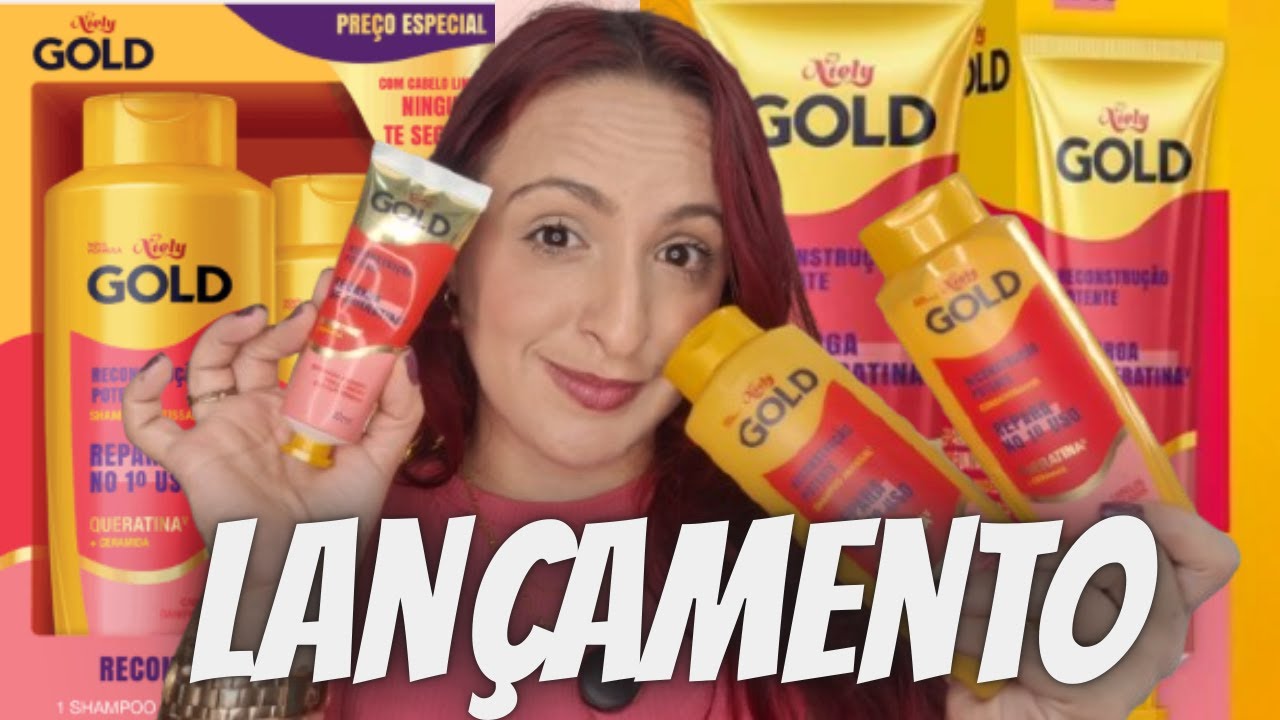 KIT NIELY GOLD QUERATINA V | TESTE SEM PRECONCEITO E FIQUE CHOCADA