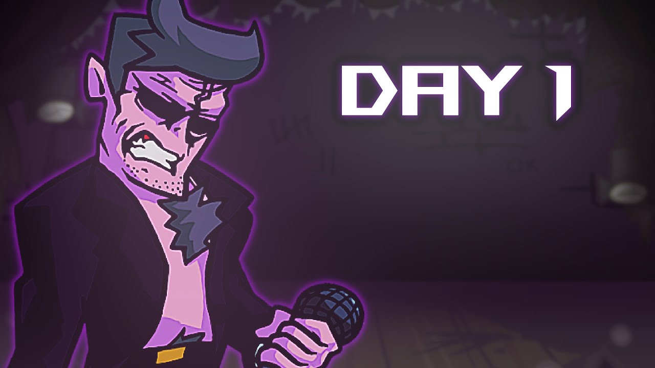FRIDAY NIGHT FUNKIN' Corruption mod ( Azury's Take ) | Daddy Dearest vs Corrupted BF DAY 1