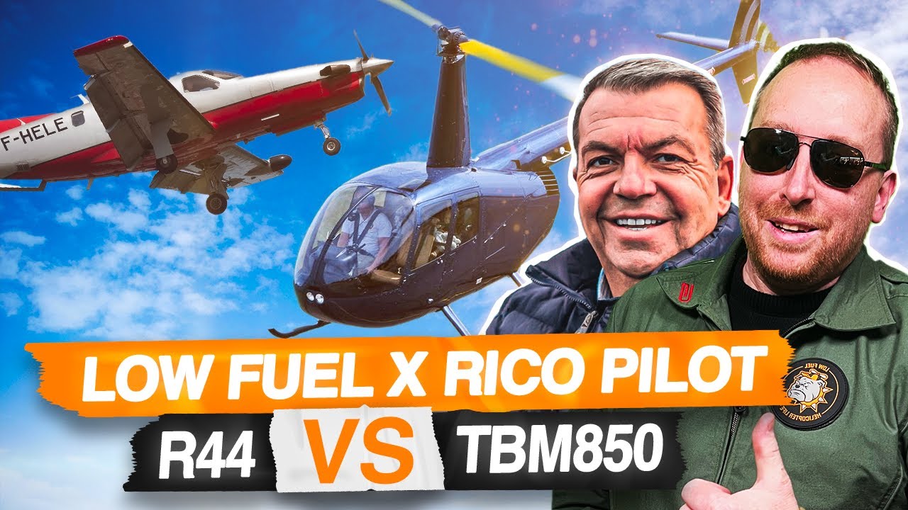 Je fais une surprise à RICO PILOT, R44 / TBM850 (avec ATC)