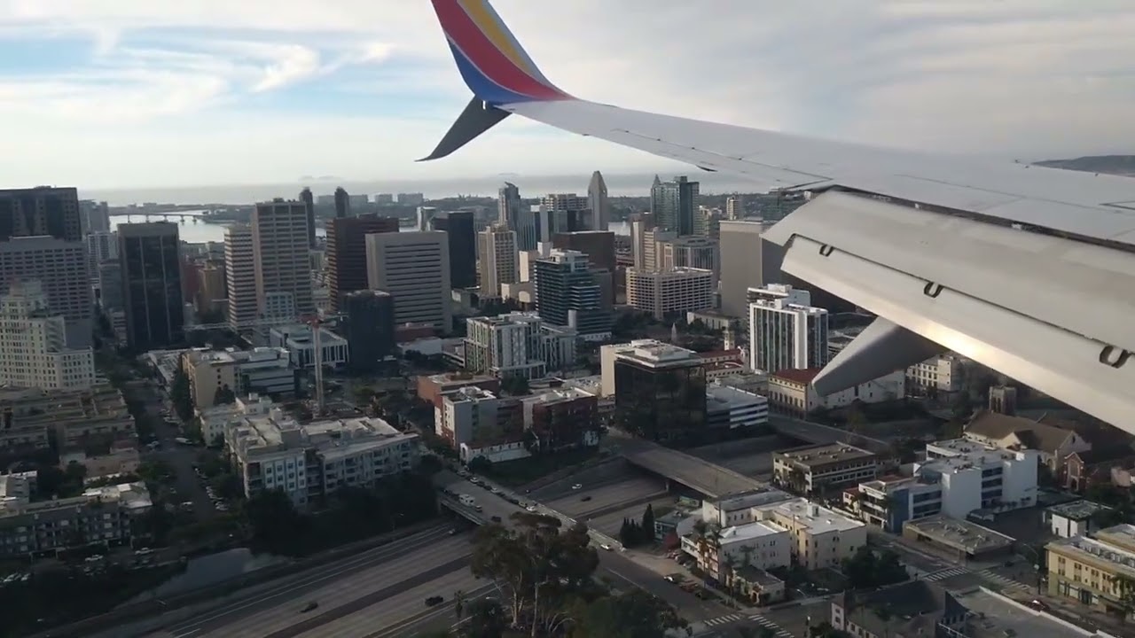 Landing in San Diego California 