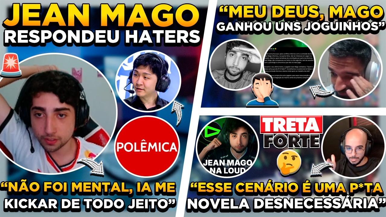 🚨 BOMBA ! JEAN MAGO FALOU MAIS SOBRE POLÊMICA ! BRTT, SACY e COREANO OPINARAM SOBRE O CASO MAGO