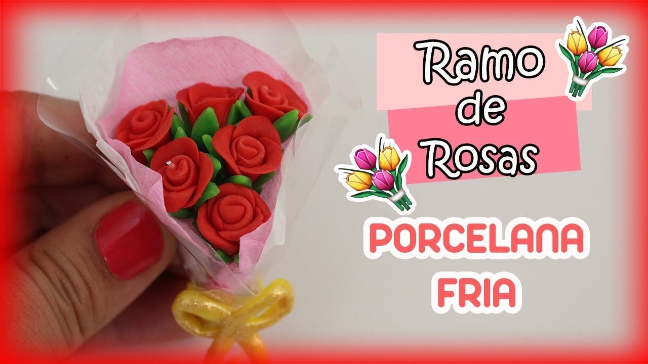 Ramo de Rosas || PORCELANA FRIA