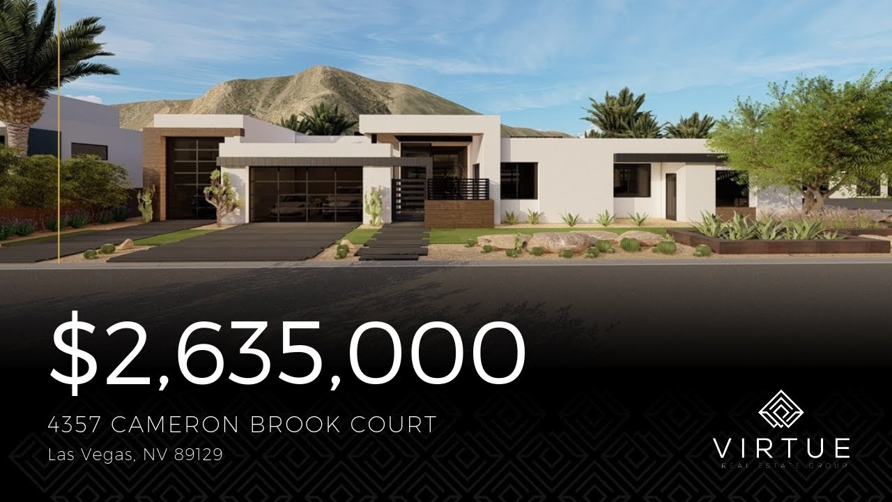 The Estates at Lone Mountain, Half-Acre Single-Story Sold Fully Turnkey (Northwest Las Vegas)