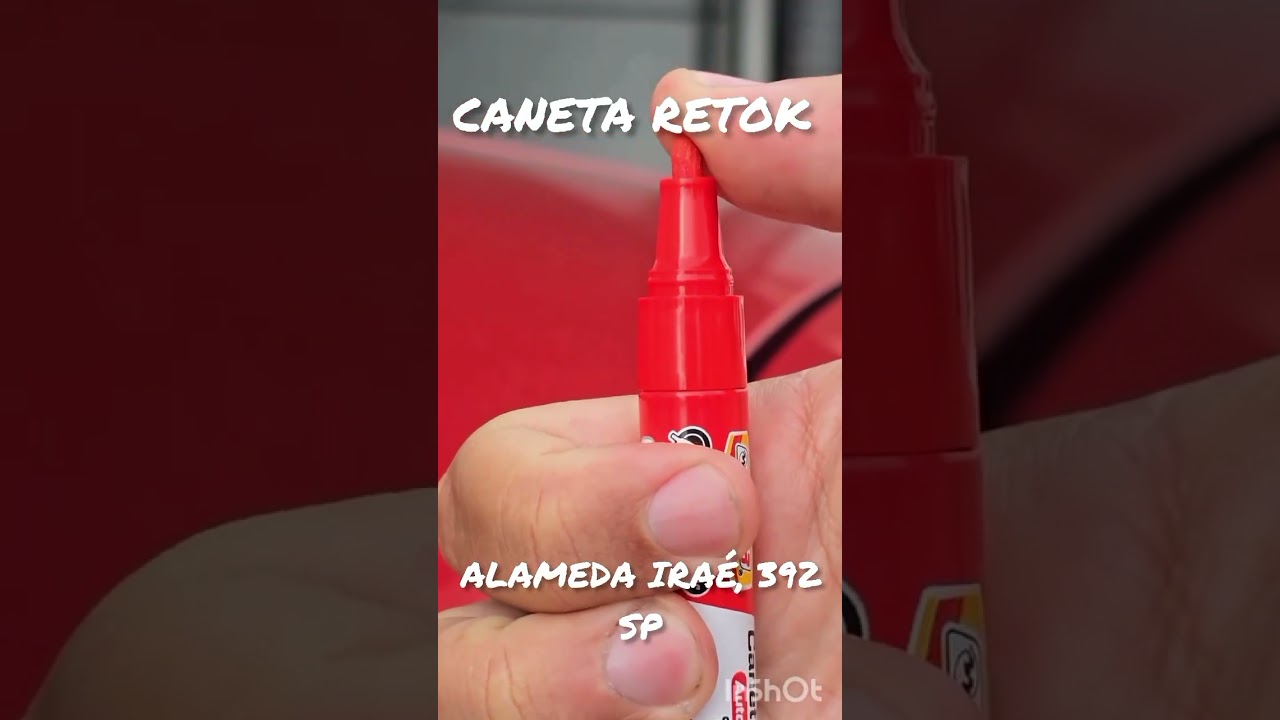 Caneta Retok da LuxCar no Supermercado da Est&eacute;tica Automotiva em S&atilde;o Paulo no bairro de Moema.