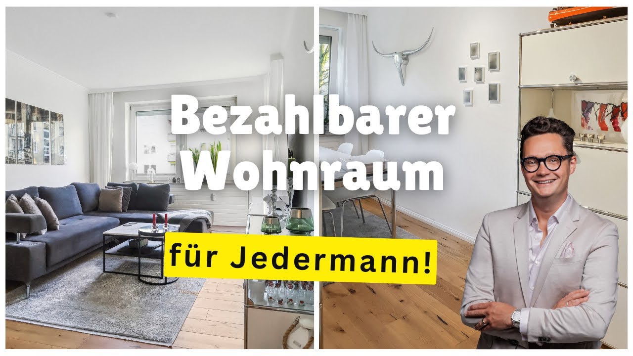 Immobilienexperte Dawid Wilkens pr&auml;sentiert gepflegte Eigentumswohnung in Bremen Findorff
