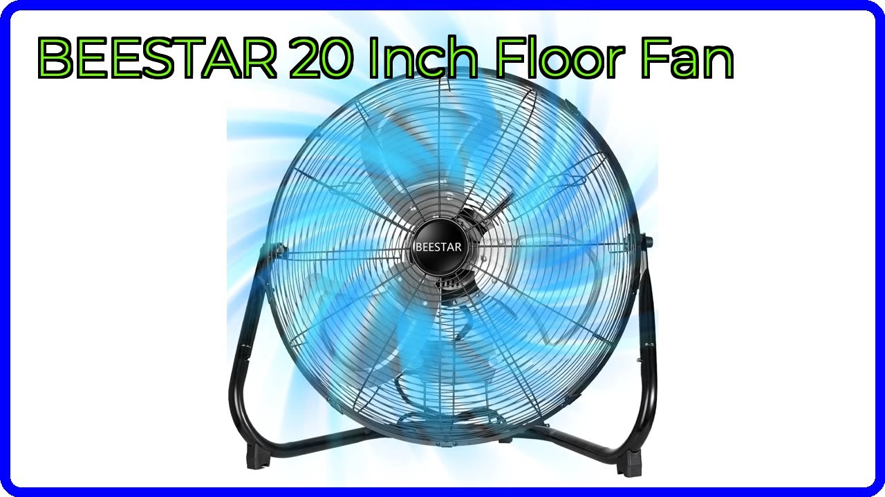 REVIEW (2026): BEESTAR 20 Inch Floor Fan. ESSENTIAL details.