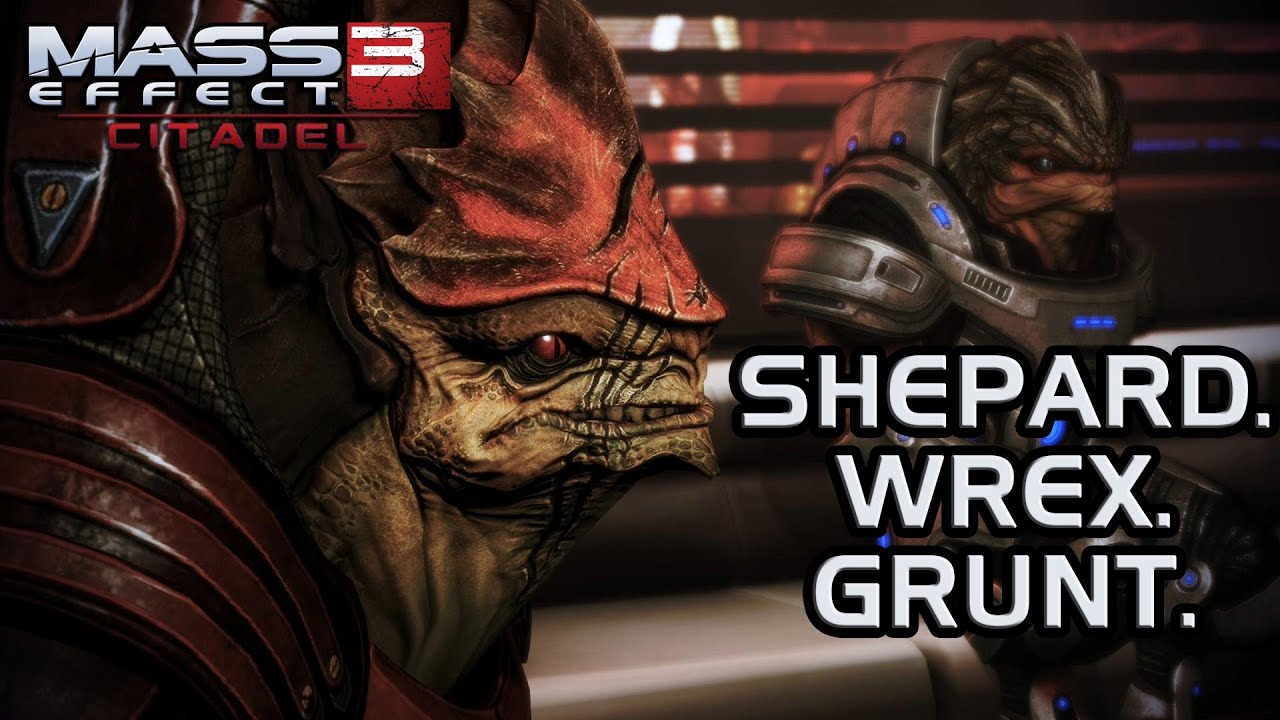 Mass Effect 3 Citadel DLC: Шепард, Рекс, Грант (версия MaleShep)