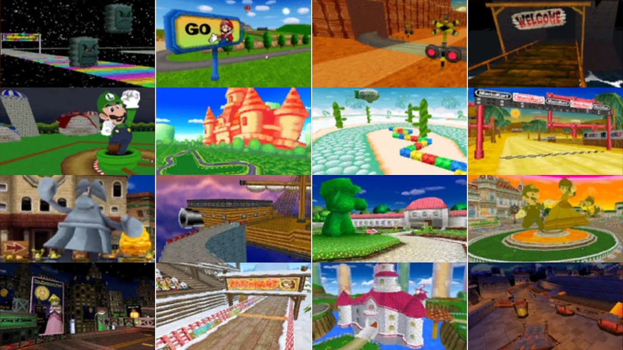 Mario Kart: Double Dash!! - Extended M64 2.0 // All Retro Courses (SNES, N64, GBA, DS, Wii, 3DS)