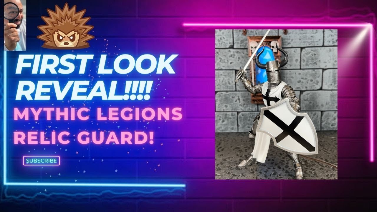 ACTION FIGURE REVEAL! Mythic Legions Reinforcements 2 Templar Relic Guard Legion Builder!