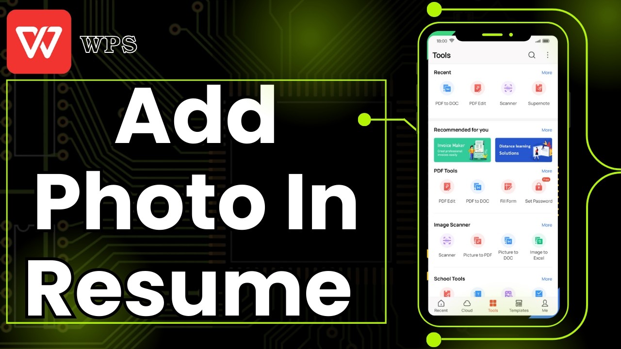 How To Add Photo In Resume In WPS Office Mobile [2026 Guide]