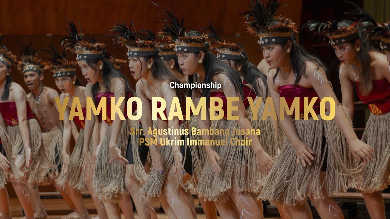 YAMKO RAMBE YAMKO (Arr. Agustus B. J) Immanuel Choir 14th Bali International Choir Festival