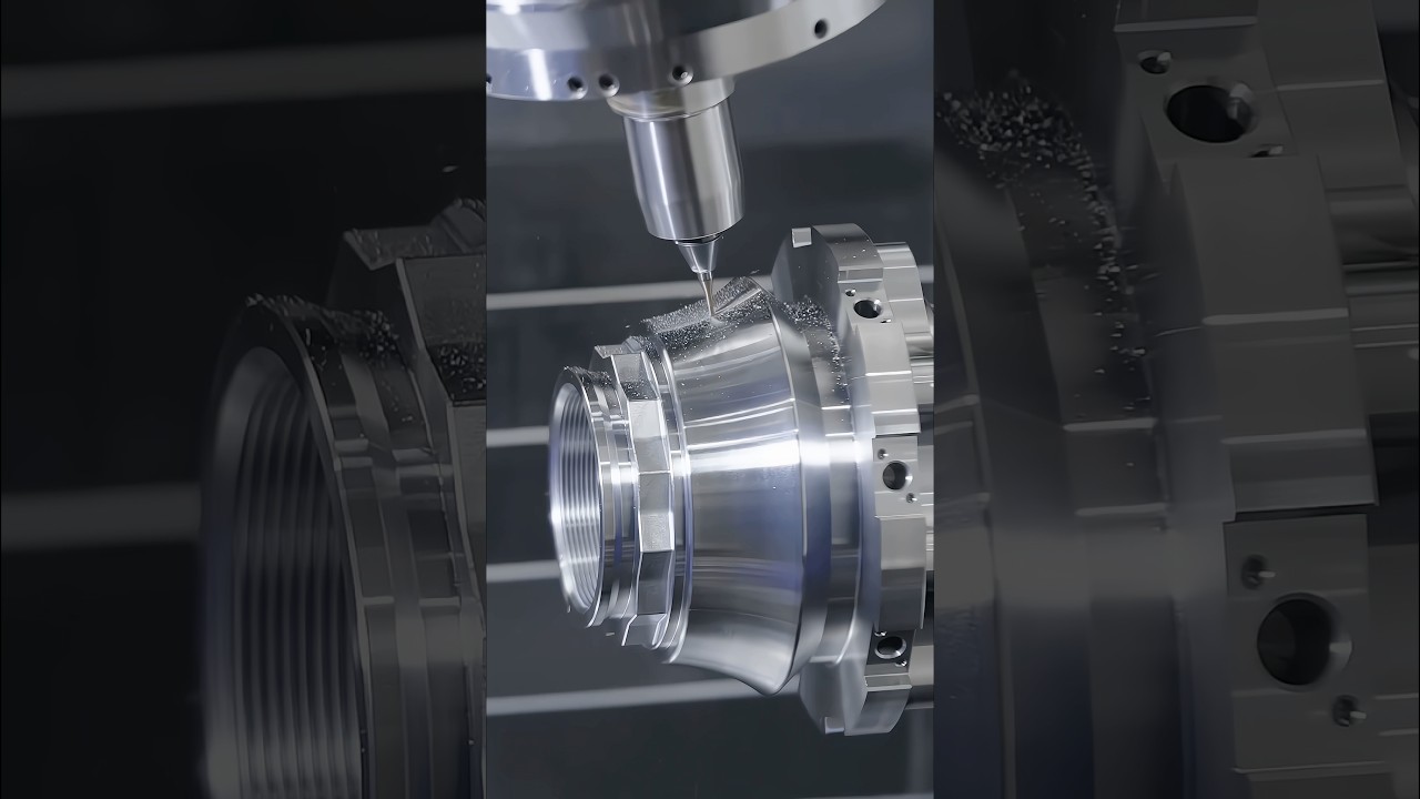 High-precision flange processing 