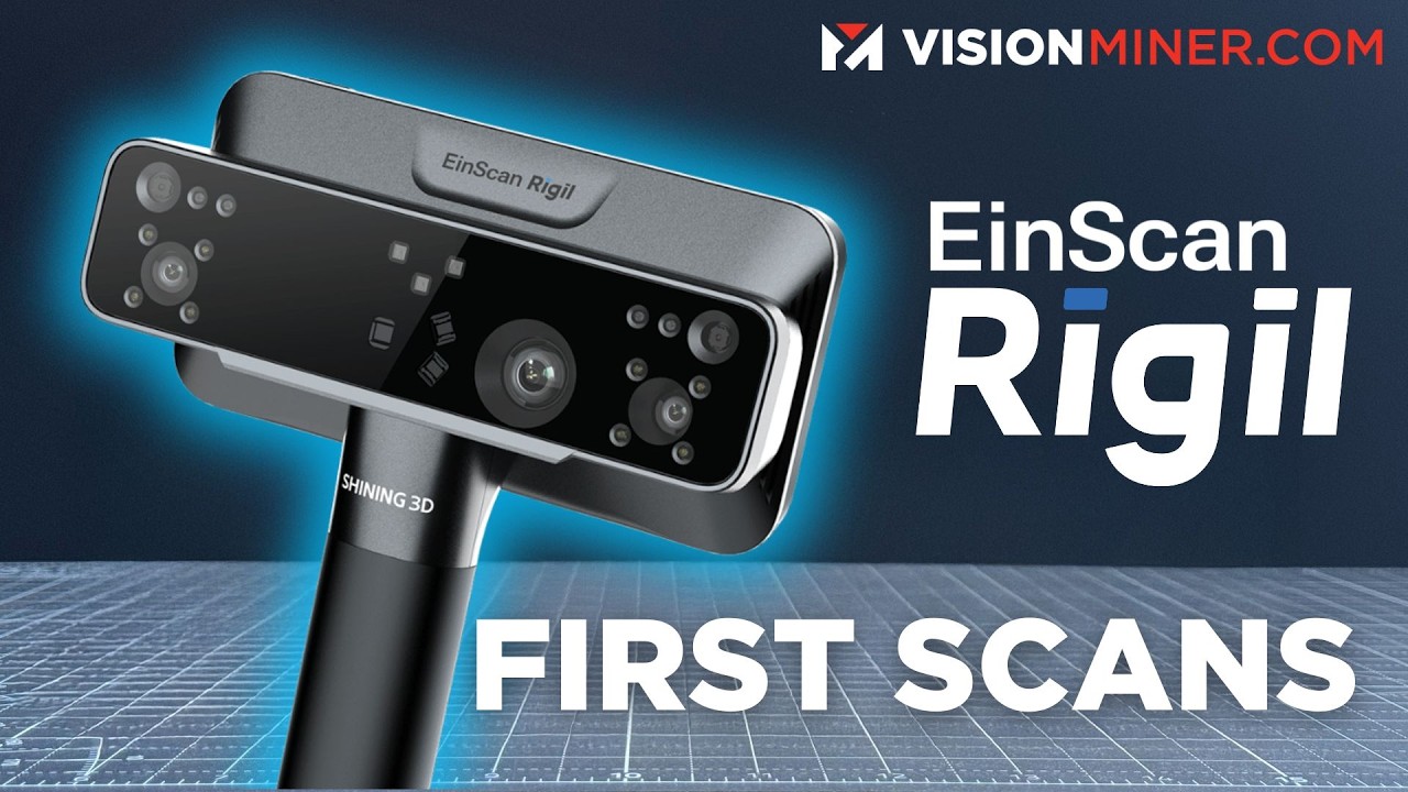 The Best 3D Scanner for $5K - First Scans with the EinScan Rigil from Shining3D