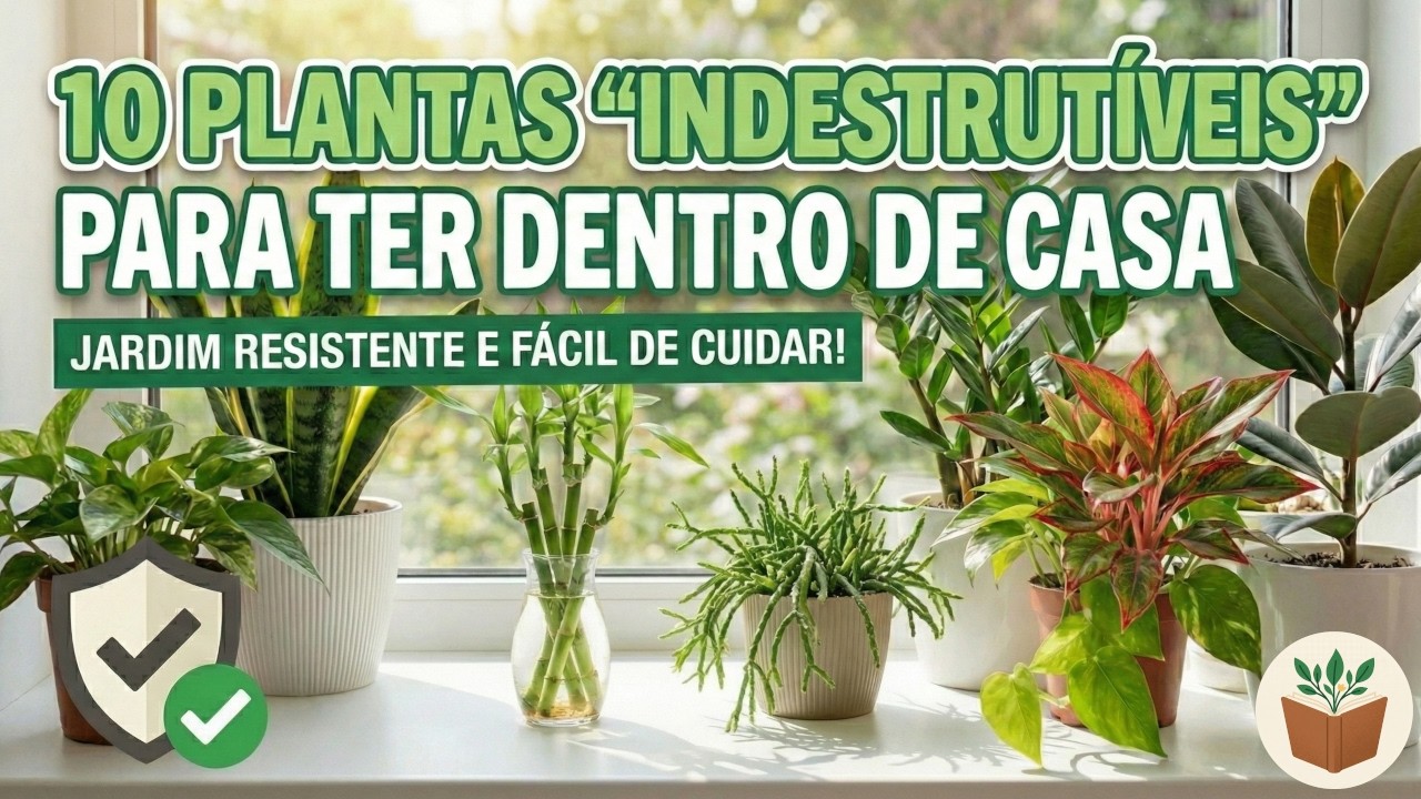 10 PLANTAS INDESTRUTÍVEIS PARA TER DENTRO DE CASA