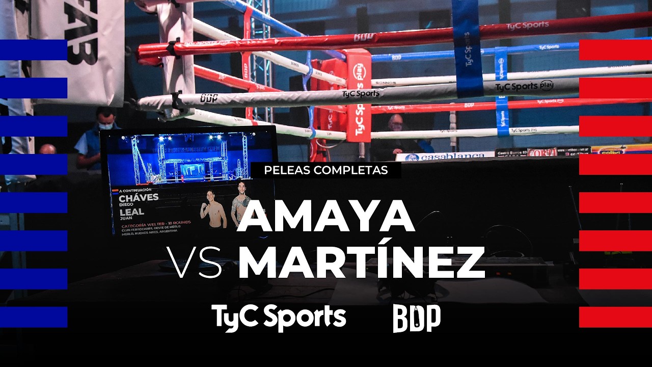 Luciano Amaya vs. Franco Ezequiel Mart&iacute;nez - Boxeo de Primera - TyC Sports