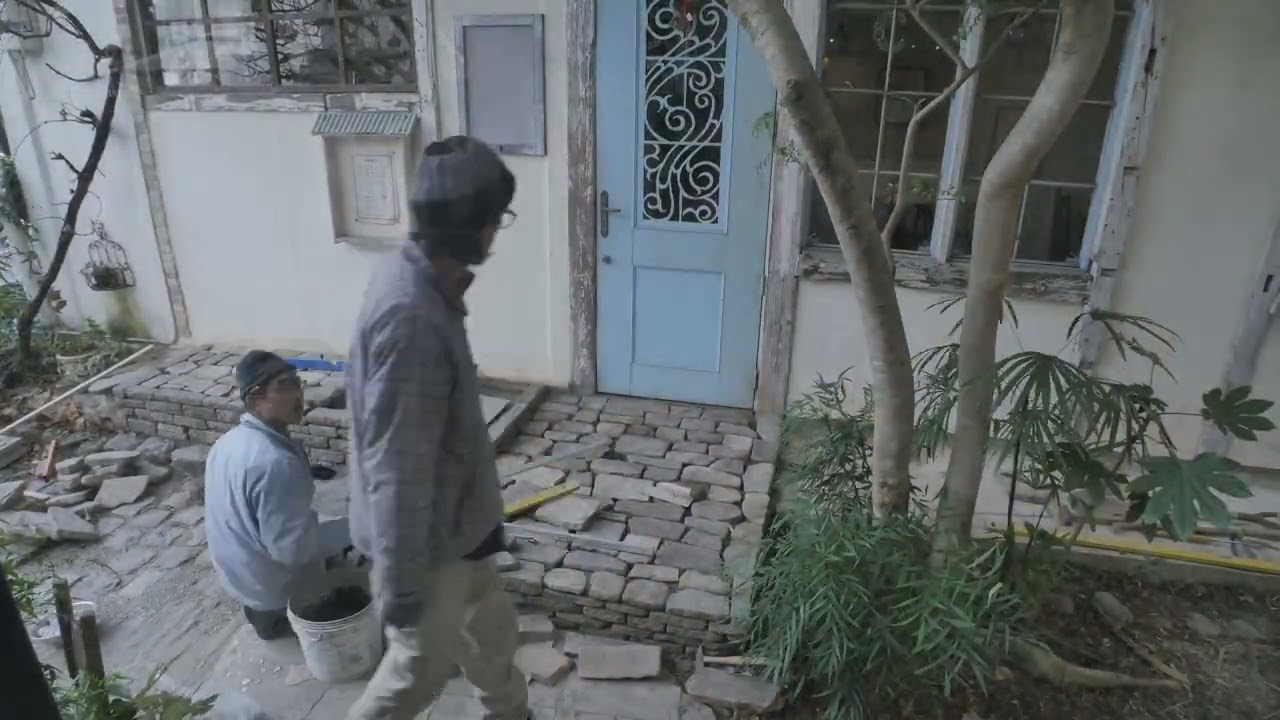 サルンポヮクのエントランス工事タイムラプス動画（フルバージョン）