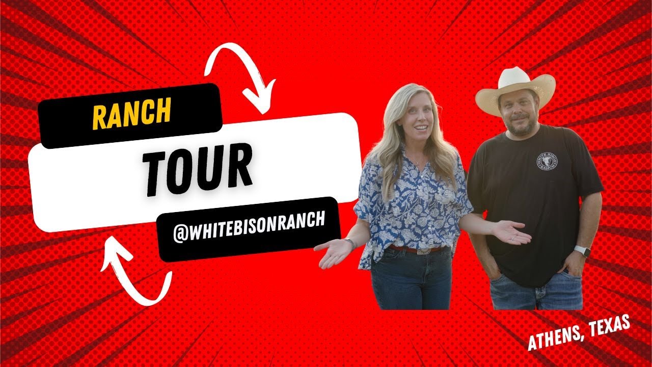Texas Ranch Tour || White Bison Ranch  Athens, Texas