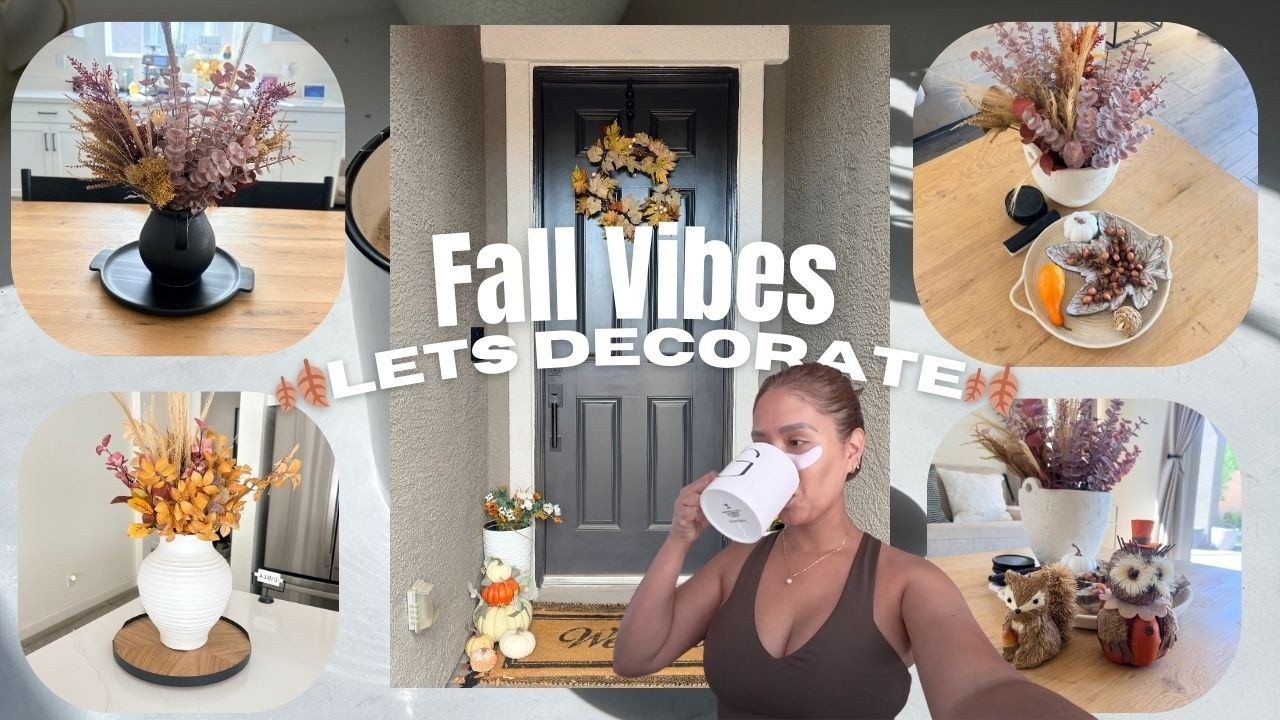 Decorate for Fall 🍂 + Cleaning +Cozy Weather Time| Vlog