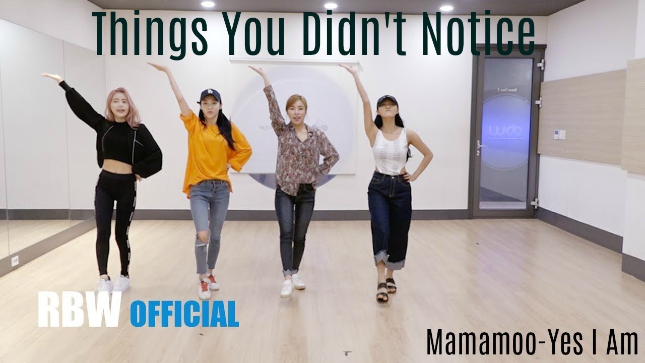 THINGS YOU DIDN'T NOTICE IN MAMAMOO'S YES I AM DP