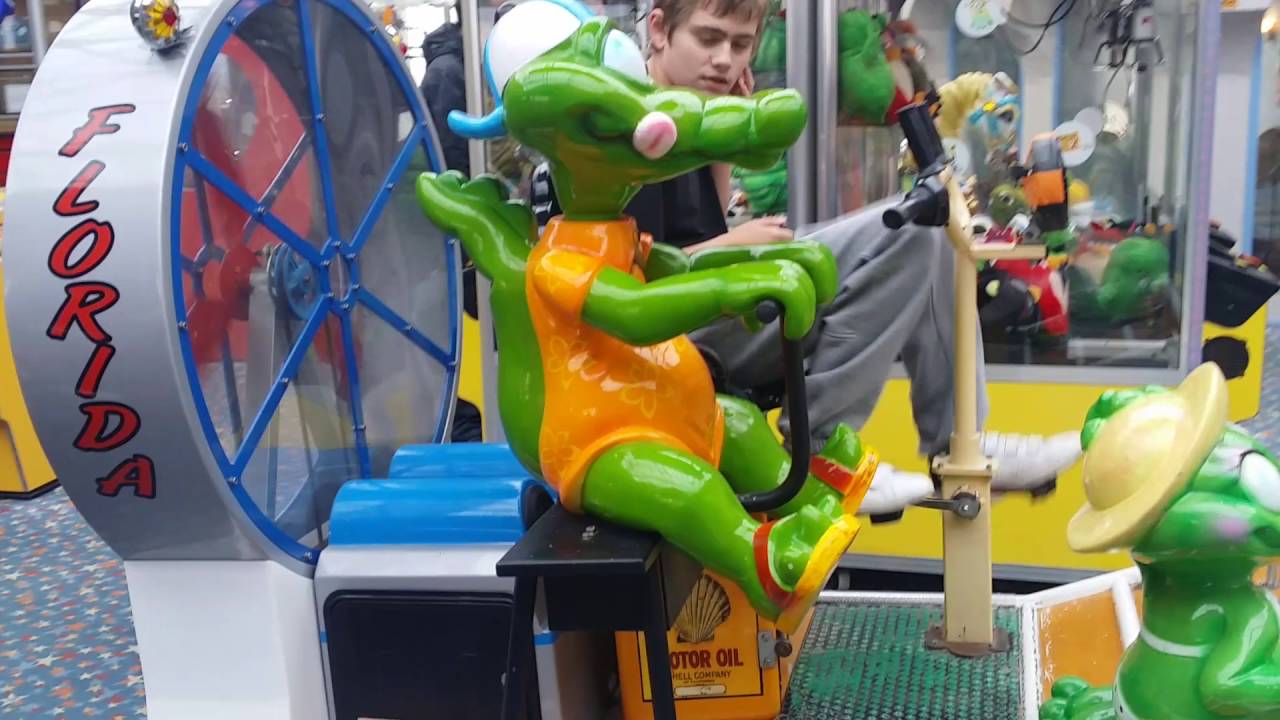Crocodile Surf Air Boat Kiddie Coin Ride
