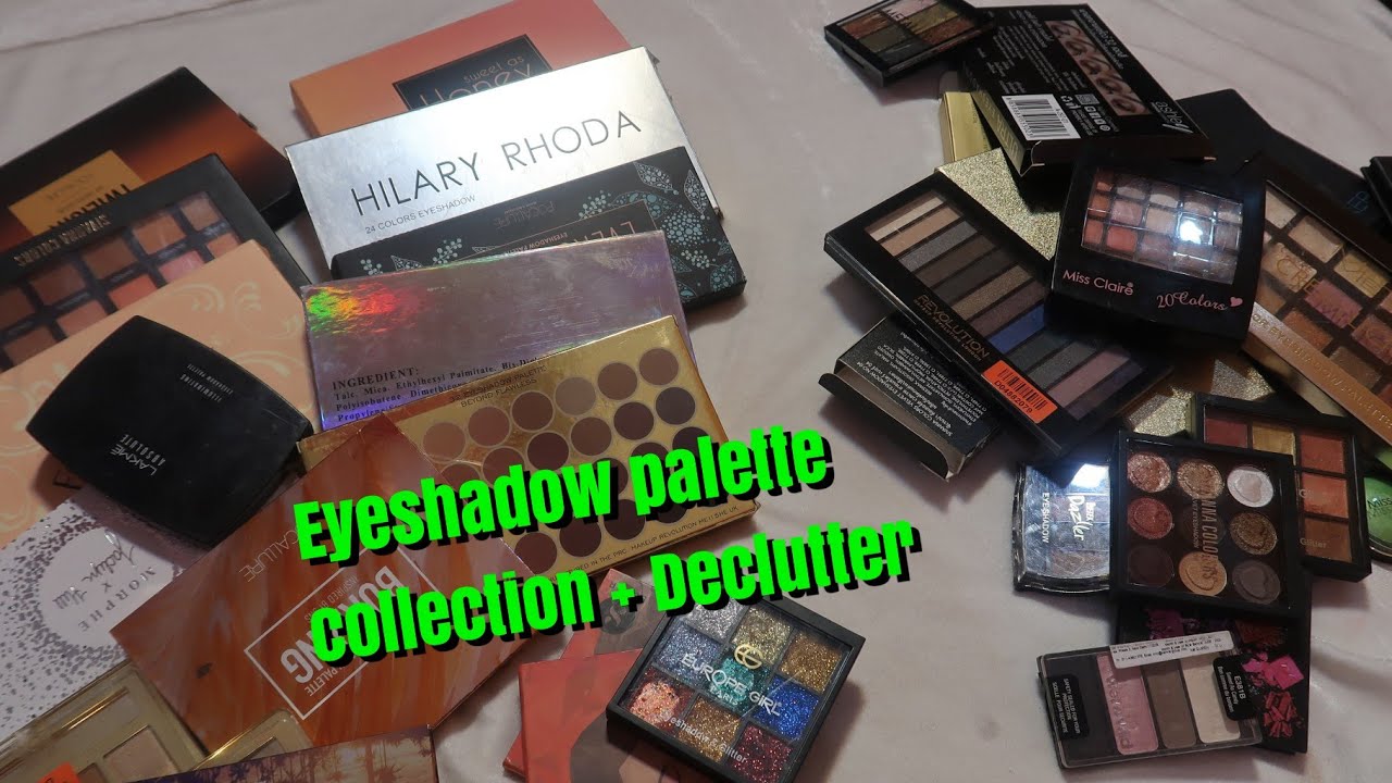 My Eyeshadow palette collection + Declutter || part-1 || shystyles