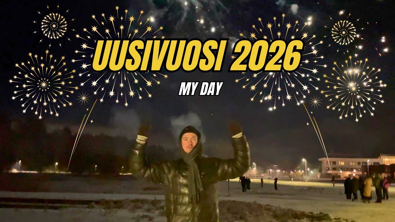 Uusi vuosi 2026 / Villasukka kävelyä ja raketteja 🎇