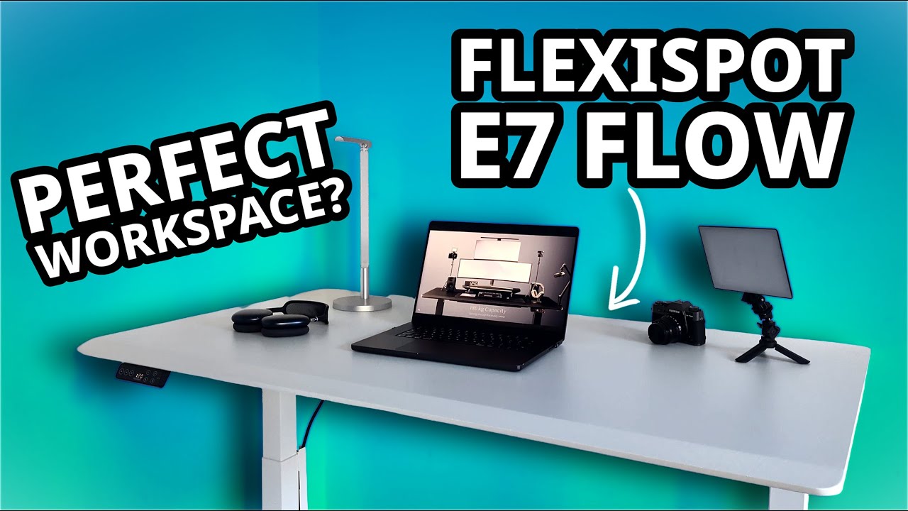 FlexiSpot E7 FLOW: может ли этот стол повысить вашу эффективность в 2 раза?