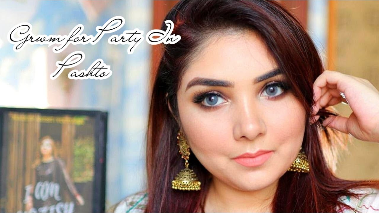 GRWM for a Party In Pashto with Urdu Subtitles