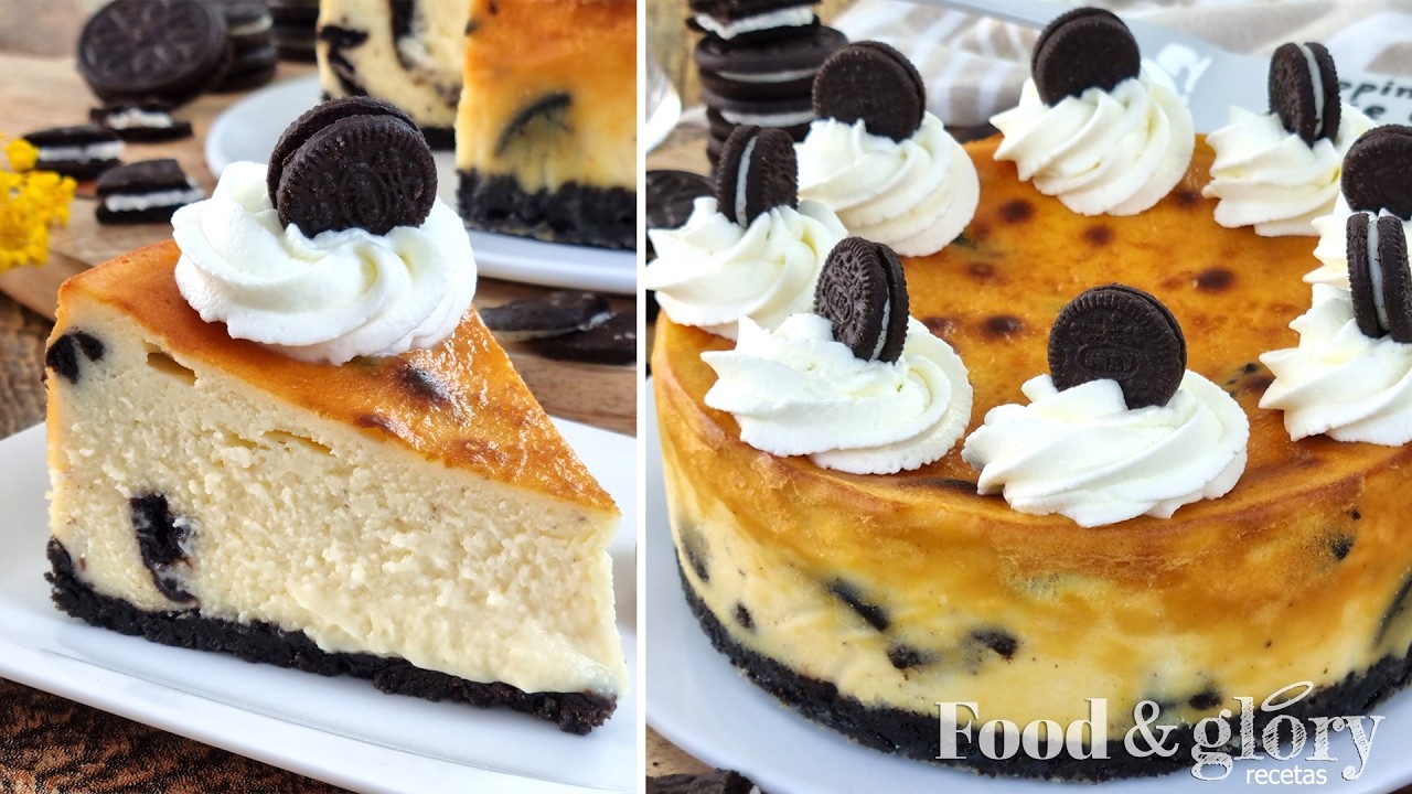 ❤❤Su Cremoso Corazón de Chocolate Blanco Convierte a Esta Cheesecake Oreo en toda una delicia 😍