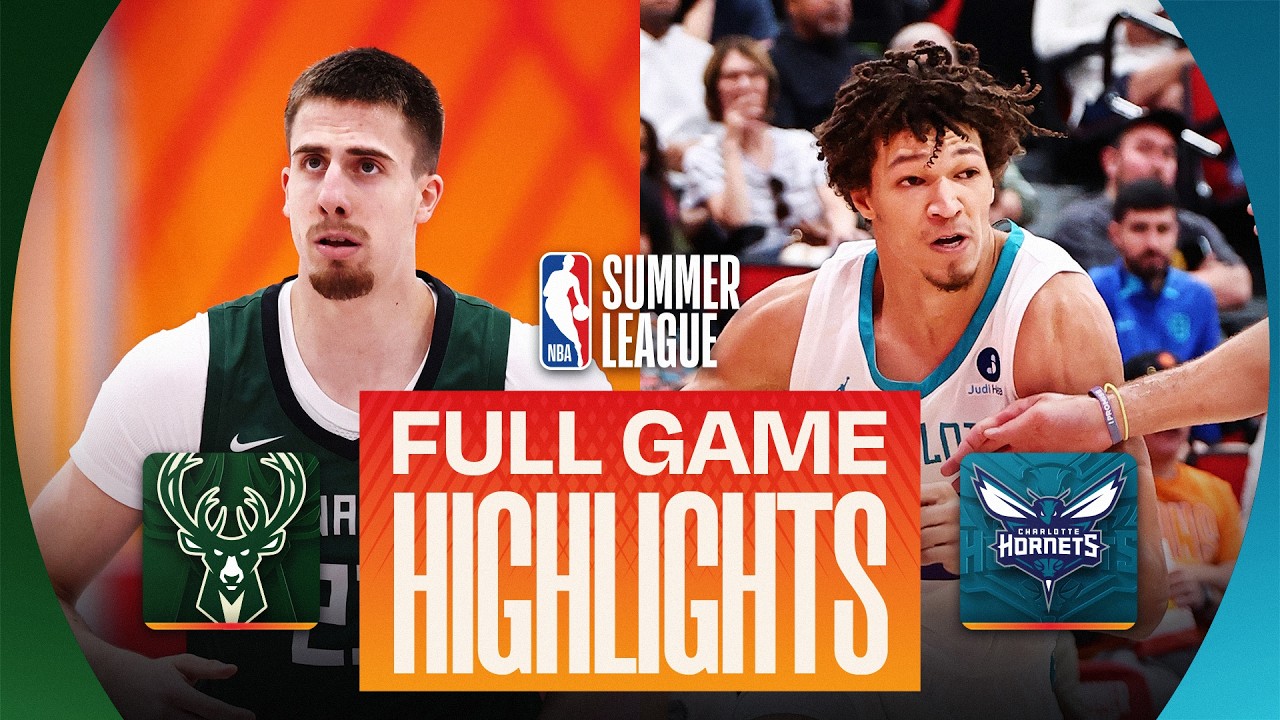 BUCKS vs HORNETS | ЛЕТНЯЯ ЛИГА В ЛАС-ВЕГАСЕ | ПОЛНЫЙ ОБЗОР МАТЧА | 15 июля 2026 г.