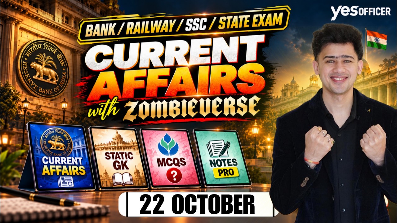 🔴22 October 2026 | Daily Current Affairs | For Bank, Insurance & SSC Exams | Kush Pandey