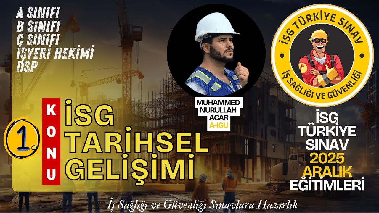 1. Konu: İSG Tarihsel Gelişimi (2025 aralık dönemi isg sınavları)