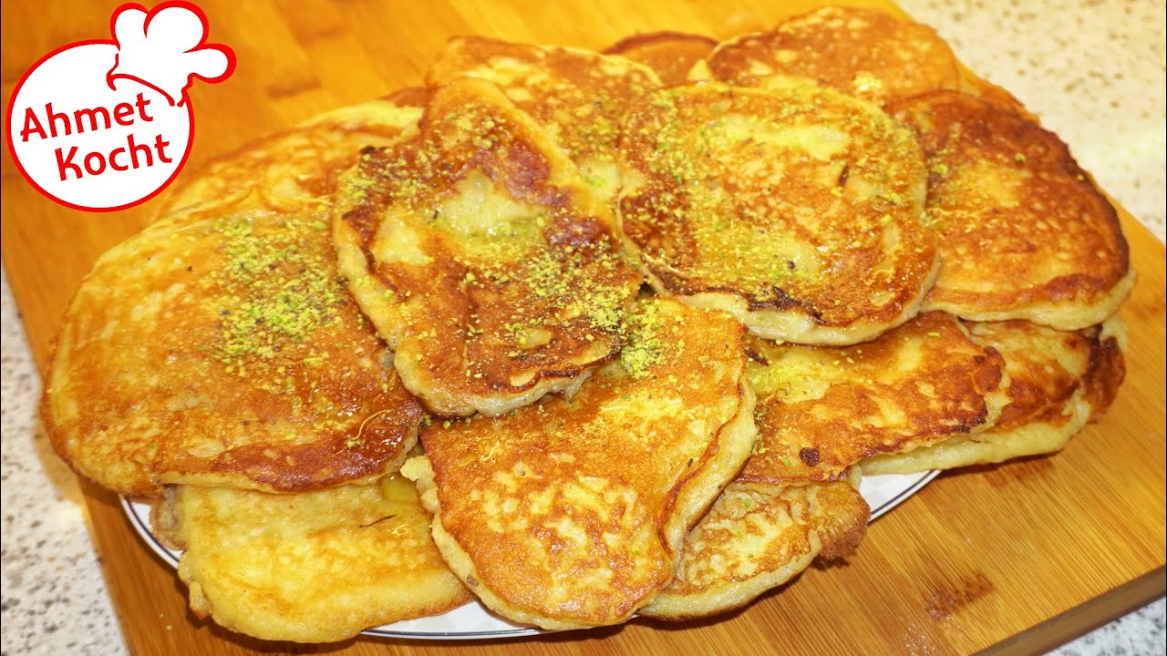 Apfel Pfannkuchen | Ahmet Kocht | vegetarisch kochen | Folge 597