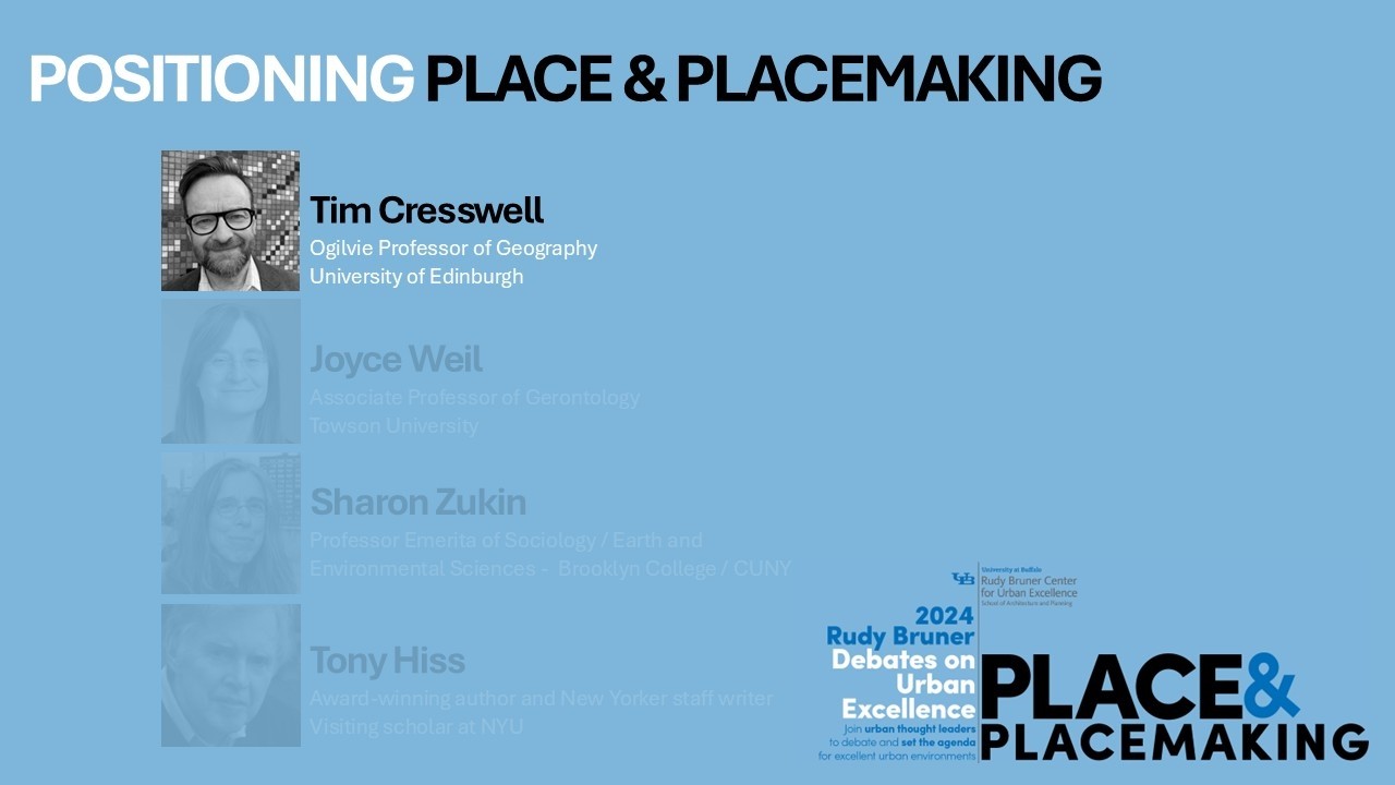 Tim Cresswell | Rudy Bruner Debates on Urban Excellence 2024