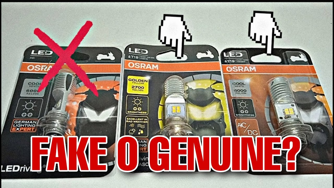 Paano makikilala ang FAKE na OSRAM HEADLIGHT BULB/ Fast Track Motorparts