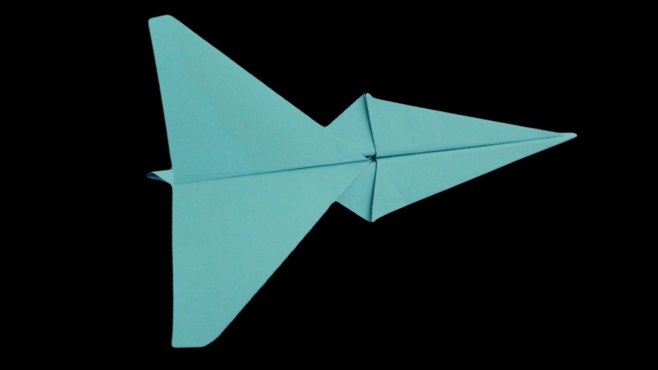 Avión de papel que vuela mucho y alto 📢