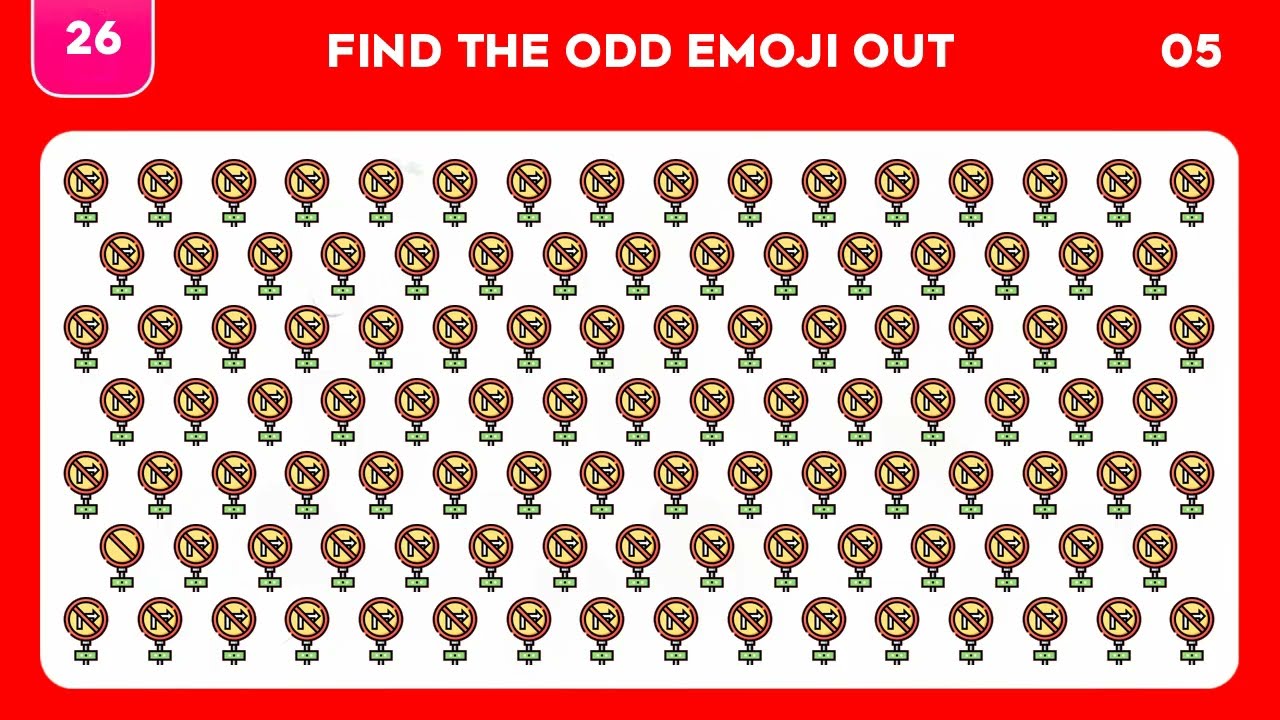 Find The Odd Emoji Out | Emoji Quiz