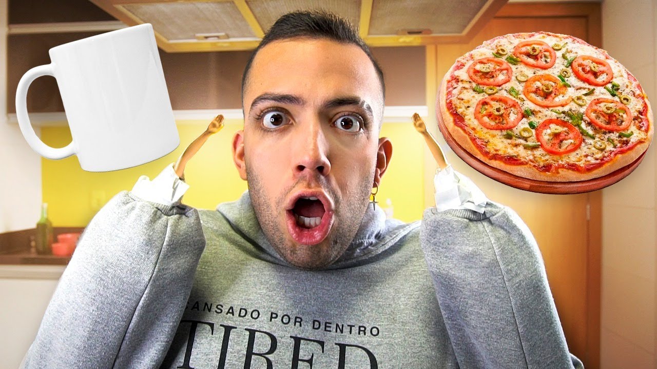 #CozinhaDoRangel 2 - PIZZA DE CANECA (cozinhando com bracinhos)