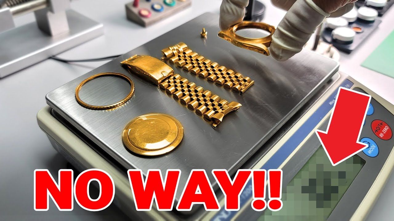 Сколько золота в этих часах Rolex 1979 года? — Это не то, что вы думаете!