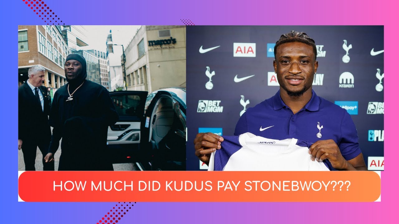 Stonebwoy&rsquo;s deal with football Star Mohammed Kudus and Tottenham Hotspur finally explained!