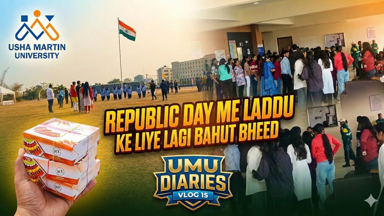 REPUBLIC DAY ME LADDU KE LIYE LAGI BAHUT BHEED | UMU DIARIES VLOG 15 